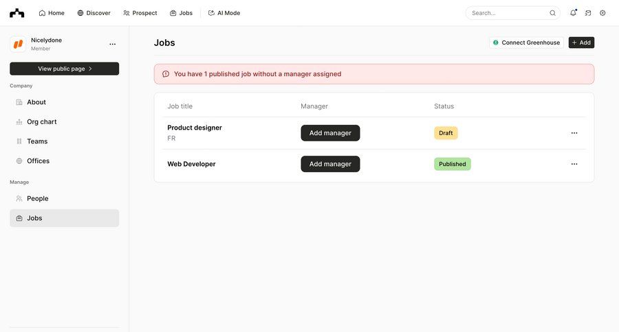 The org
			 sidebar navigation grid alert table ui page example