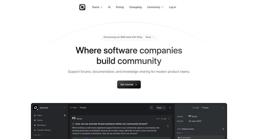 Outverse
				 page example