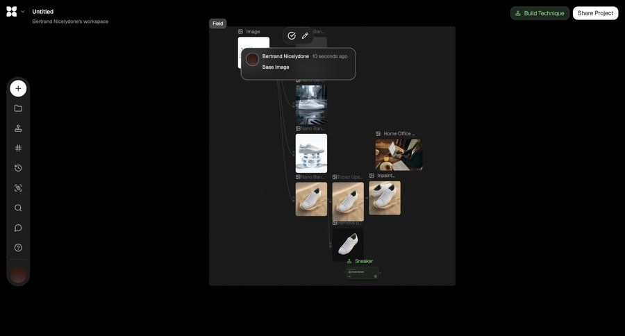 Flora
			create content editor timeline gallery artificial intelligence dark theme sidebar progress bar project creation workflow automation collaboration chat version history workflow builder artificial intelligence editor workflow editor node based editor ui page example