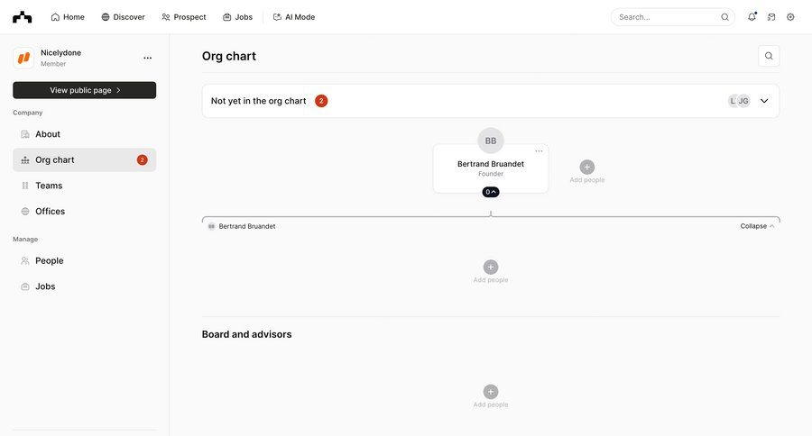The org
			 sidebar navigation onboarding account setup tree view organization management sidebar data visualization ui page example