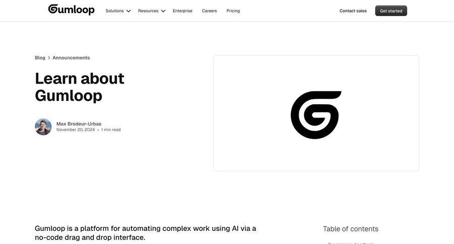 Gumloop
				about & company mission ui page example