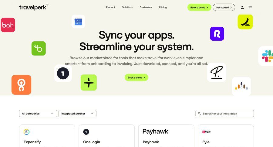 Travelperk
				list ui page example
