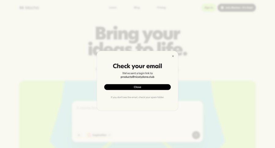 Mocha
			 email verification ui page example