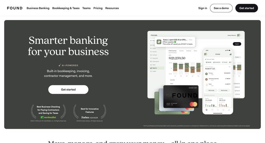 Found
				landing page ui page example