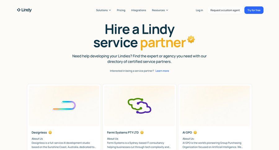 Lindy
				list ui page example
