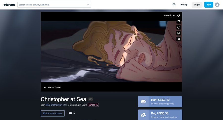 Vimeo
				detail page ui page example