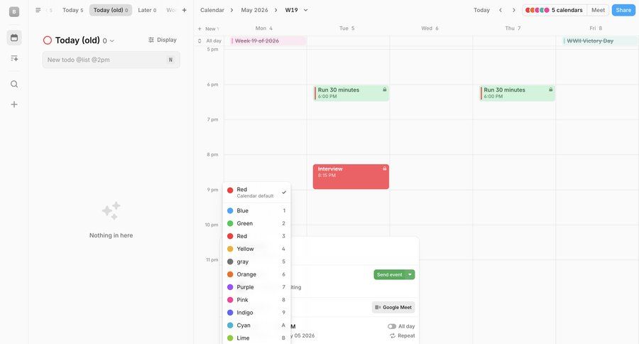 Amie
			 time management keyboard shortcuts ui page example
