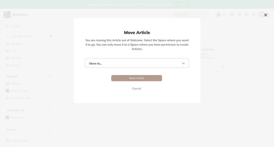 Mighty
			content management cancel action article ux ui design