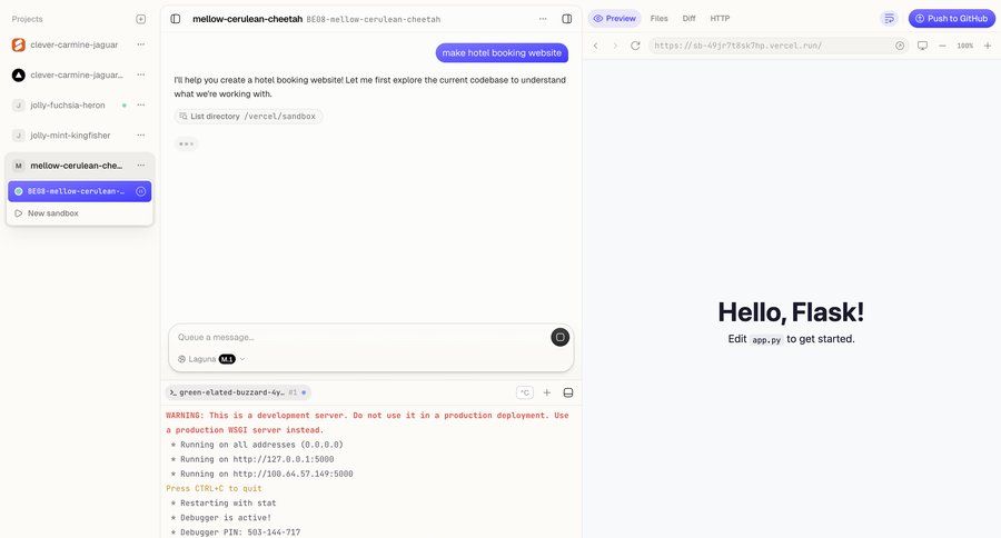 Poolside
				home ui page example