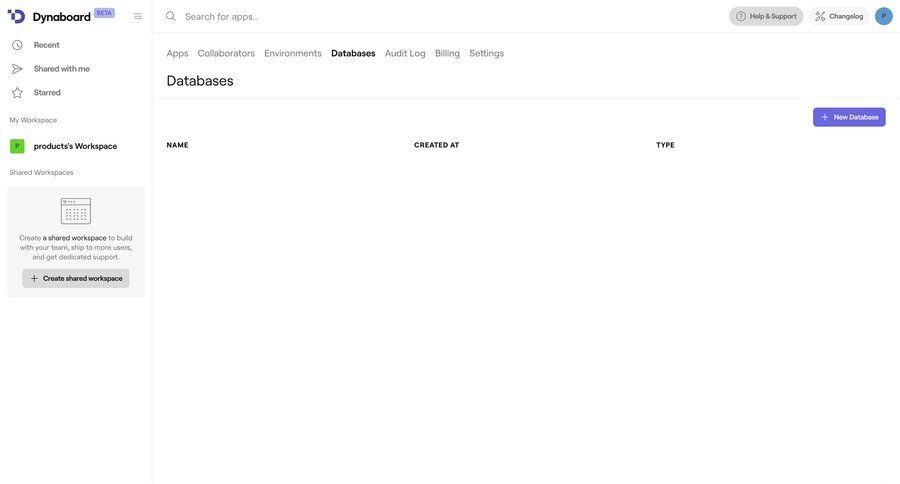Dynaboard
			 analytics dashboard workspace management list management dashboard warning audit log sidebar create data visualization performance metrics monitoring business intelligence kpi dashboard database management ui page example