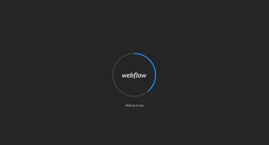 Webflow
			 progress indicator progress circular progress loading loader ui page example