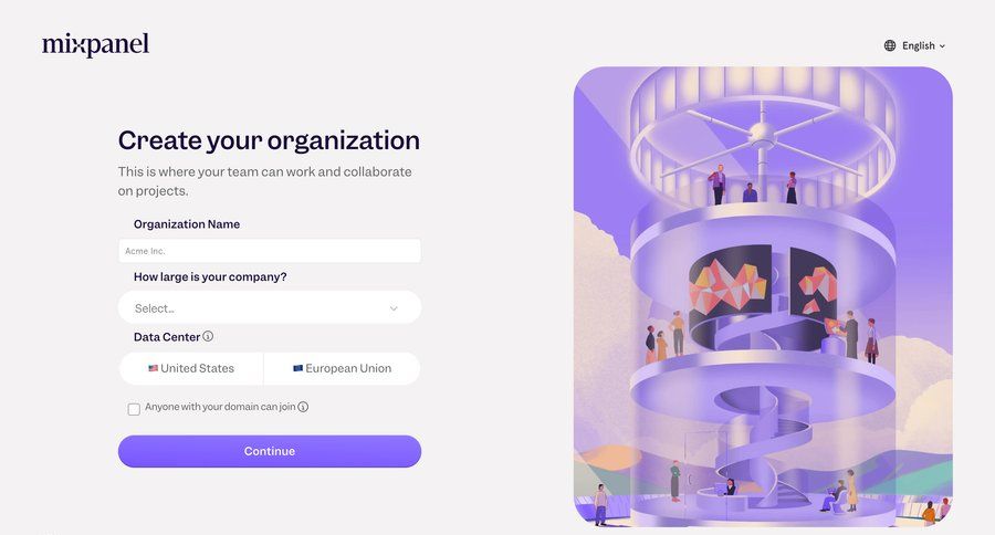 Mixpanel
				create ui page example