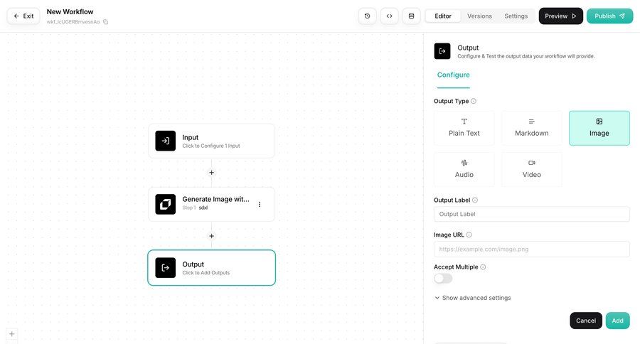 Leap
			 video editor new create generate markdown editor ui page example