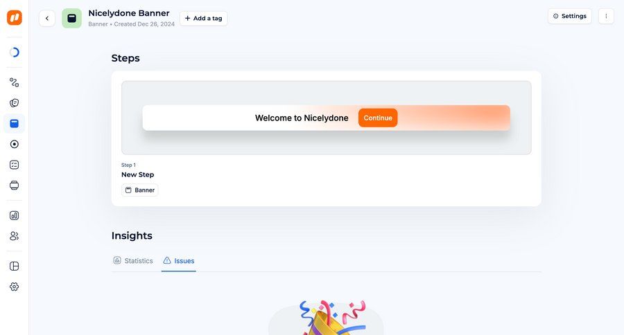 Jimo
			 configuration e-commerce dashboard tagging campaign management sidebar insight detail view info view monitoring modern ui page example