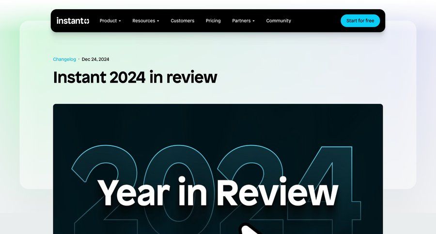 Instant
			article feature changelog newsletter video editor coming soon editorial blog post news article article feature article product update changelog update keyboard shortcuts blog templates check out review ui page example