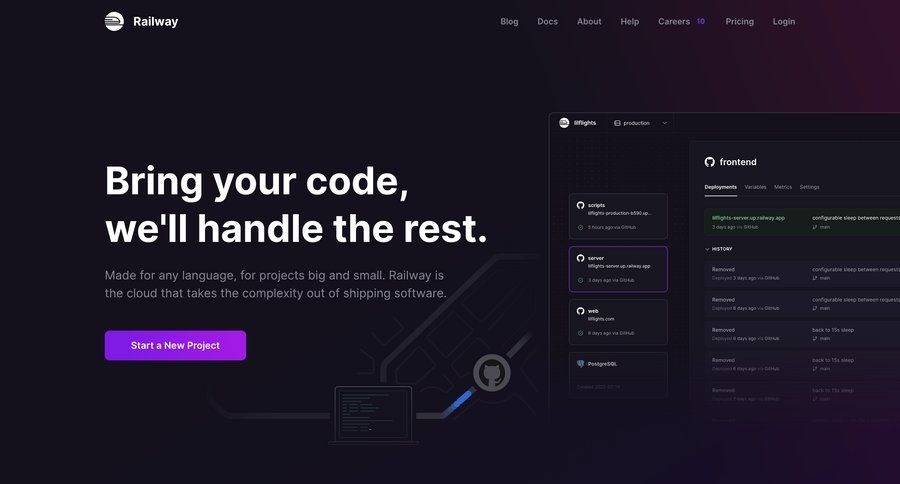 Railway
				 page example