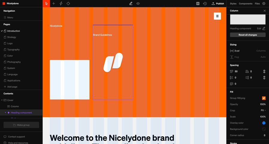 Standards
			 editor design tree view style customization sidebar menu modern ui page example