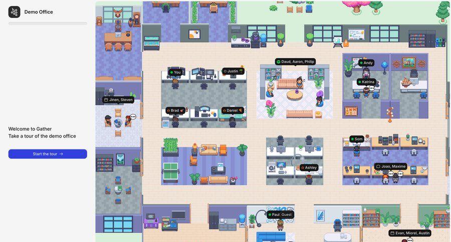 Gather
				workspace settings ui page example