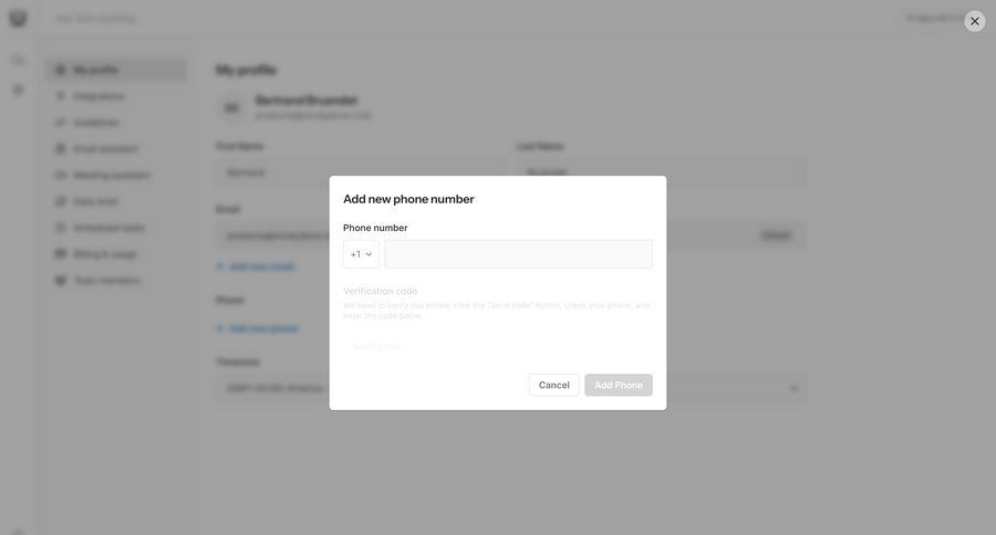 Quin
				profile ui page example