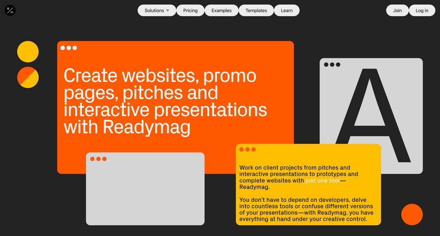 Readymag
			 video editor free templates product update case studies login page marketing website design affiliate program ui page example
