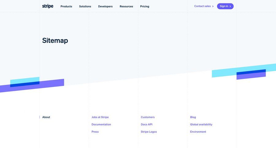 Stripe
			navigation about & company mission legal payment method navigation menu navigation bar menu navigation links navigation buttons customer stories checkout screen ui page example