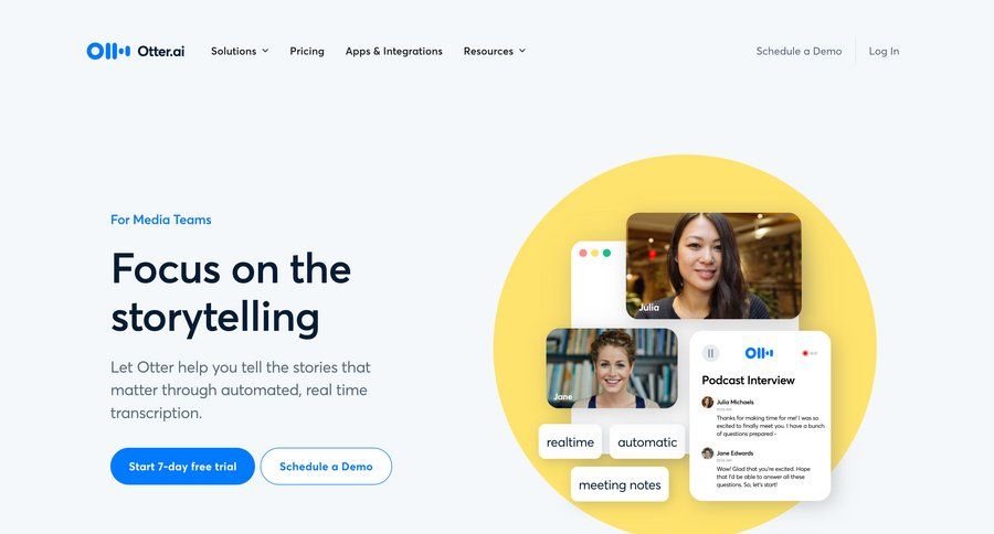 Otter
			 call intelligence call transcript call to action chrome extension features tips testimonials case studies customer stories comment mode transcript ui page example