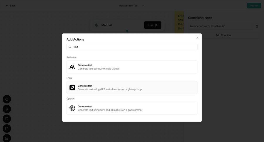 Leap
			 ux ui design