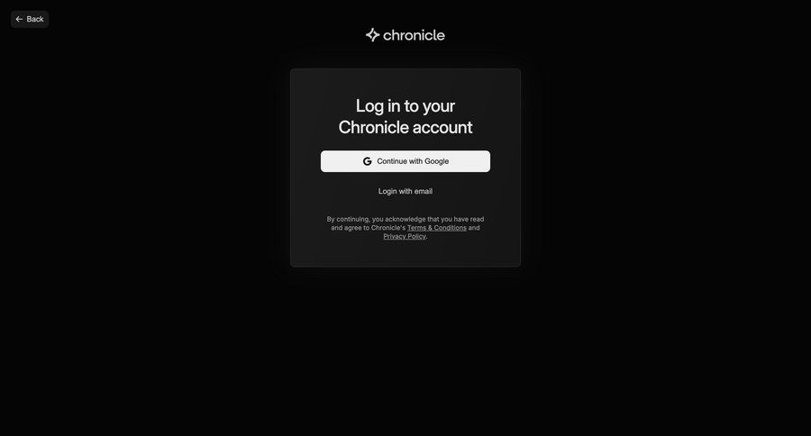 Chronicle
			 account management form user authentication authentication full screen modal login ui page example