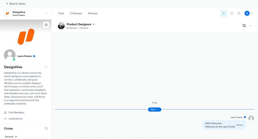 Kajabi
			 collaboration design sidebar communication chat messages navigation menu menu chat interface ui page example