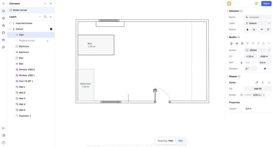Rayon
			 grid editor design split view menu edit mode ui page example