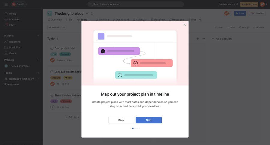 Asana
			             ux ui design