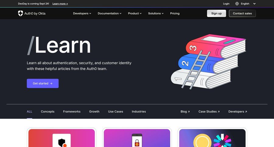 Auth0
			 coming soon features management guide tips ebooks case studies trainings tip data grid ui page example
