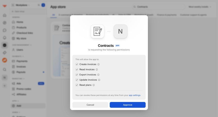 Whop
				settings ui page example