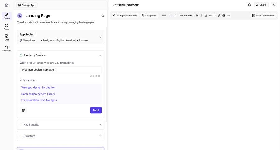 Jasper
			 sidebar navigation grid form create generate ui page example