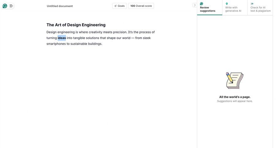 Grammarly
				empty state ui page example