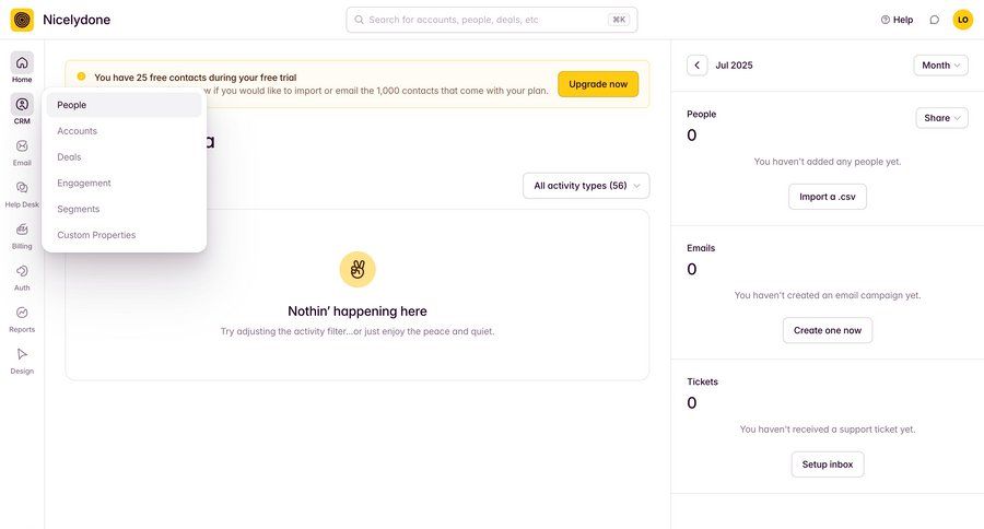 Outseta
			 dashboard sidebar navigation onboarding import data dashboard overview sidebar alert data import communication menu data visualization ui page example