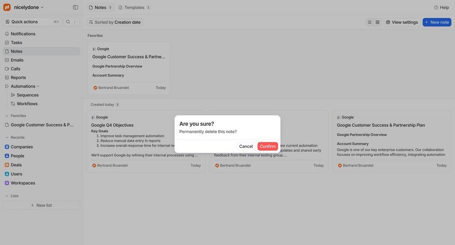 Attio
				list ui page example