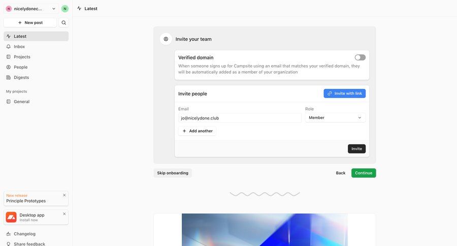 Campsite
			          ux ui design
