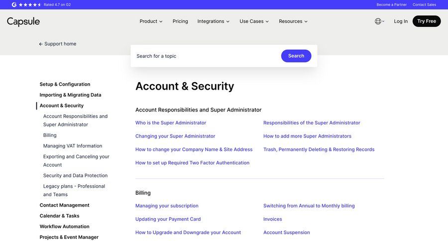 Capsule
				help ui page example