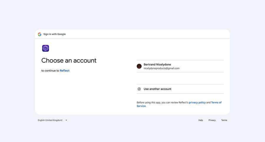 Reflect
			contact account management form user authentication authentication sign in contact us ui page example