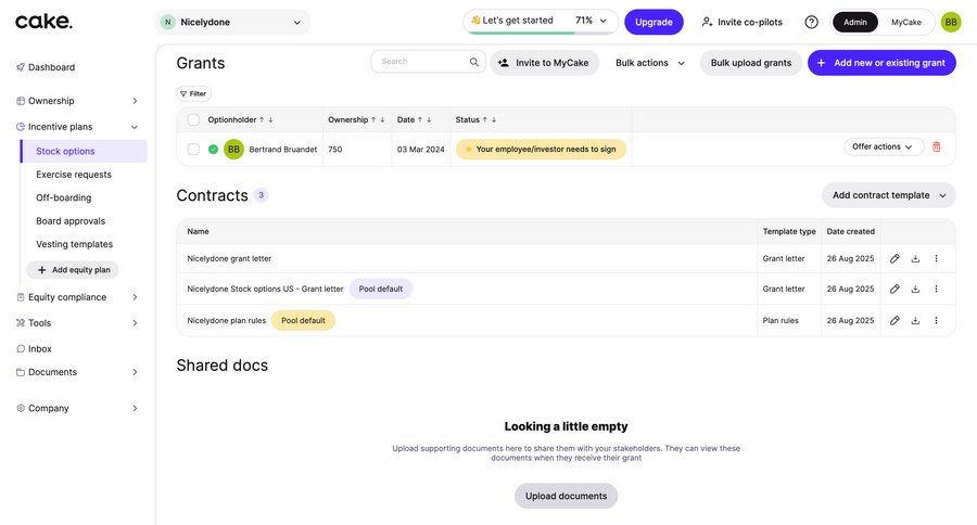 Cake
				list page example