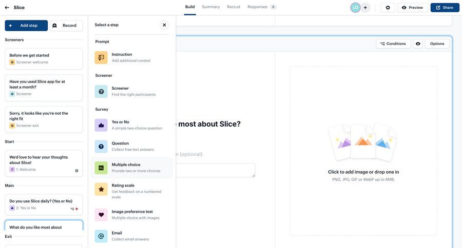 Ballpark
			 form user research editor file upload drag and drop three-column grid sidebar create desktop loading modern ui page example