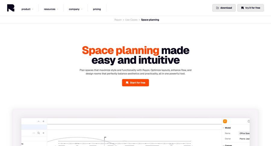 Rayon
			 call to action real-time editing ui page example
