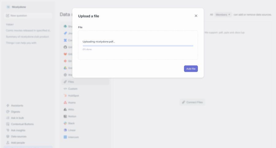 Super
			 file upload trial banner progress bar ui page example