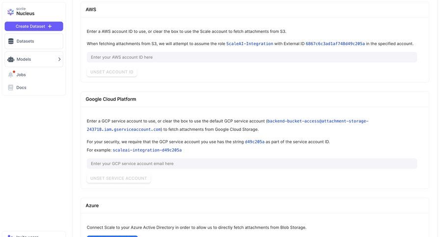 Scale
			 sidebar onboarding settings form security configuration artificial intelligence cloud integrations ui page example