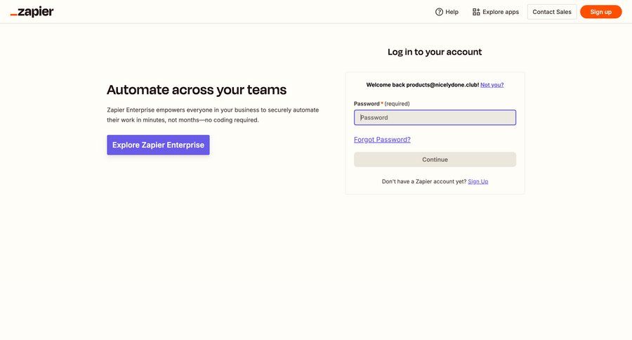 Zapier
			     ux ui design