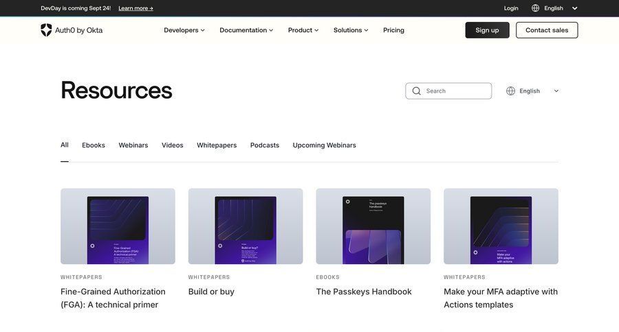 Auth0
			 coming soon ebooks pagination data grid ui page example