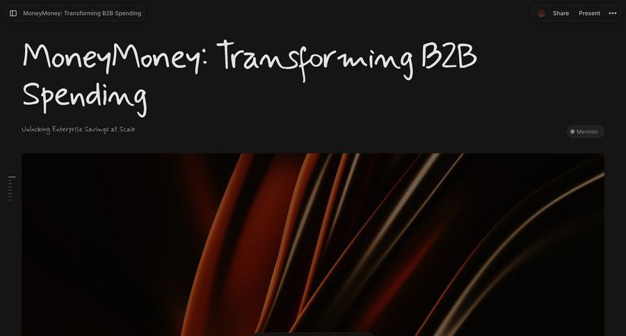 Chronicle
			 finance content sharing ui page example