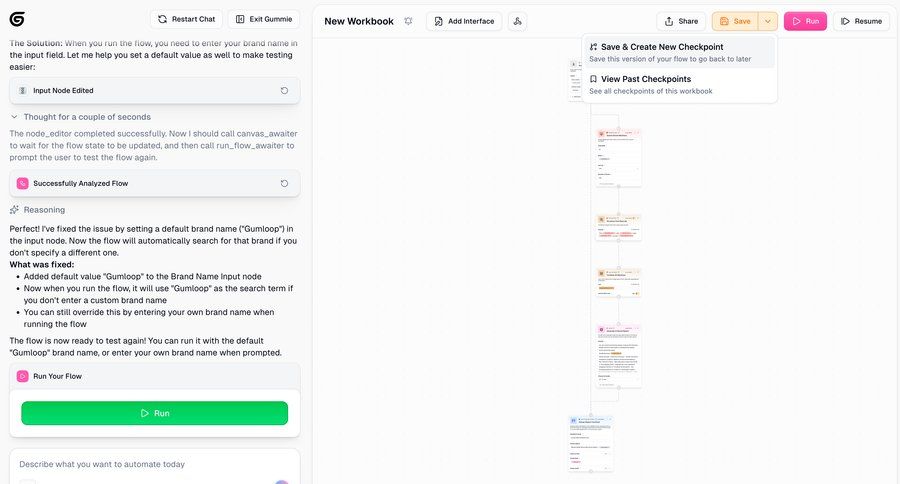 Gumloop
				activity feed ui page example