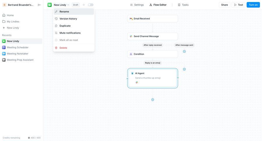Lindy
			 configuration grid workflow automation delete editor workflow management menu duplicate version control ui page example